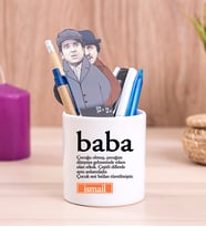 Baba Kelime Anlamı Seramik Kalemlik
