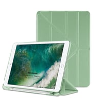 Microsonic Apple iPad 9.7 2018 Kılıf (A1893-A1954) Origami Pencil Açık Yeşil