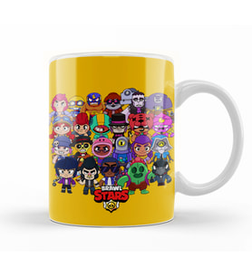 Brawl Stars  Starları Kupa Bardak Porselen