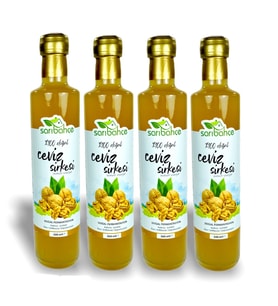Sarıbahçe Ceviz Sirkesi 500 ml - 4'lü Paket