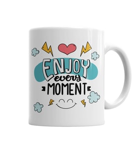 Znn Enjoy Every Moment Kupa Bardak Porselen