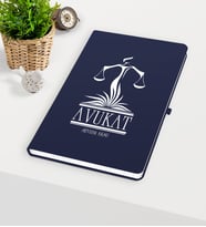BK Gift Kişiye Özel Avukat Temalı Lacivert Defter - 5