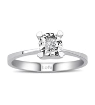 Lova 0,60 Karat Efektli Pırlanta Tektaş Yüzük - 1040115