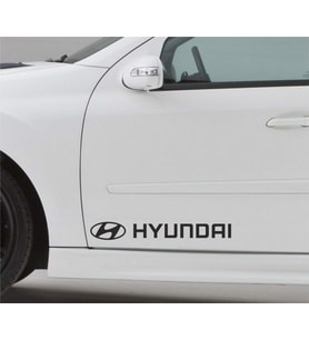 Hyundai Araba Sticker Yapıştırma 2 ADET