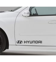 Hyundai Araba Sticker Yapıştırma 2 ADET