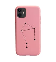 Terazi Burcu (Libra) Yıldız Haritası Tasarımlı Kılıf iPhone 11