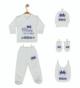 Pia Baby Gl 1907-05 İsme Özel Beşli Zıbın Set