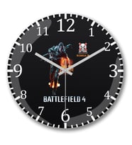 Battlefıeld 4 STBR Soldado Duvar Saati Bombeli Gercek Cam