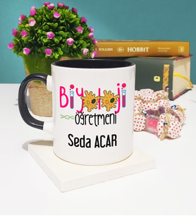 Biyoloji Öğretmeni Kupa Bardak Siyah