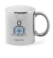 BK Gift Kişiye Özel Mesleki Radyolojist Krom Kupa Bardak  1
