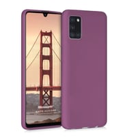 Microsonic Matte Silicone Samsung Galaxy A31 Kılıf Mor