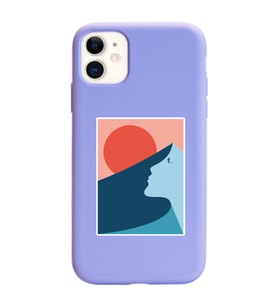 Lila Lansman Telefon Kılıfı Iphone 11