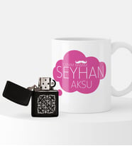 BK Gift Kişiye Özel Canım Babam Benzinli Çakmak ve Kupa Seti-2 (Model 1)