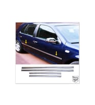 VW Golf 4 Krom Yan Kapı Çıtası 4 Kapı 1998-2004 arası Paslanmaz Çelik