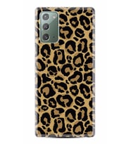 Kılıfland Samsung Galaxy Note 20 Kılıf Silikon Resimli Kapak Leopar Patterny Stok 877