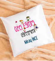 Özel Eğitim Öğretmeni Tasarımlı Kişiye Özel Hediye Özel Eğitim Öğretmeni Yastık