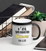 Harita Tapu Kadastro Öğretmeni Sihirli Kupa Bardak