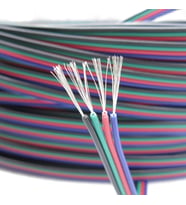 Rgb Şerit Led Kablosu 4 lü Kablo 10Metre