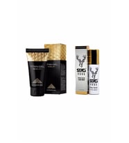 STAG 9000 GECİKTİRİCİ SPREY + TİTAN JEL GOLD kREM