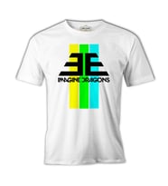 Imagine Dragons - EE Beyaz Erkek Tshirt