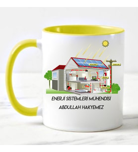 Enerji Sistemleri Mühendisi Kupa Bardağı Sarı