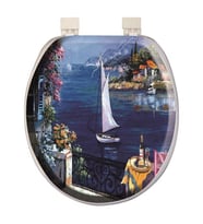 Classic Desenli Yumuşak Klozet Kapağı-1142