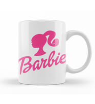 Barbie  Logo  Kupa Bardak Porselen