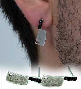 Chef Bıçak Unisex Satı-r Küpe bck09
