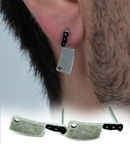 Chef Bıçak Unisex Satı-r Küpe bck09
