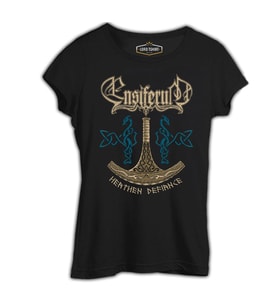 Ensiferum - Heathen Horde Siyah Kadın Tshirt
