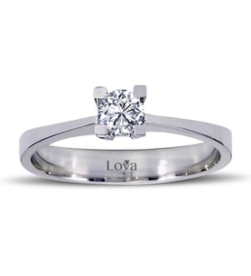 Lova H Renk 0,25 Karat Pırlanta Tektaş Yüzük - 1050051