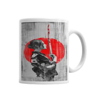 Samurai Girl Kupa Bardak Porselen