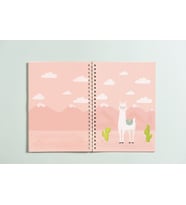Lama Baskı Spiral Telli A5 96 Yaprak Çizgisiz Defter PYTKDT024 (Karışık)