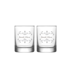 Kişiye Özel İkili Tekila Shot Bardağı Model - 21