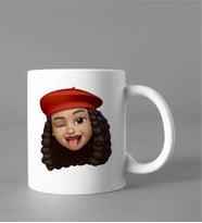 Emoji Kız Stiker Kupası