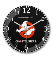 Ghostbusters Duvar Saati Bombeli Gercek Cam