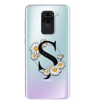 Papatya Harf Tasarım Süper Şeffaf Silikon Telefon Kılıfı Xiomai Redmi Note 9 Ş-H