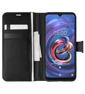 Microsonic Vestel Venüs E5 Kılıf Delux Leather Wallet Siyah
