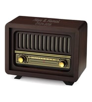 Kişiye Özel Nostaljik Ahşap Radyo Çamlıca