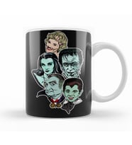 Munsters Rule Kupa Bardak Porselen