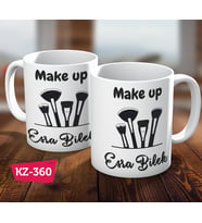 Kişiye Özel İsimli Make Up Hediye Kupa Bardak
