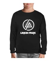 Linkin Park - Logo 3 Siyah Çocuk Sweatshirt