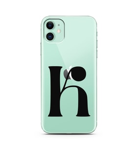 Iphone 11 Harf Tasarımlı Telefon Kılıfı K-Harfi 