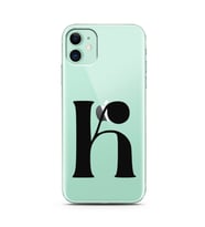 Iphone 11 Harf Tasarımlı Telefon Kılıfı K-Harfi 