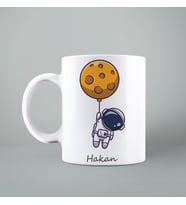 Astronot Kupası Kişiye Özel