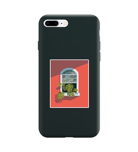 Siyah Lansman Telefon Kılıfı Iphone 8 Plus
