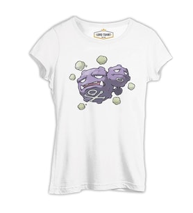 Pokemon - Weezing Beyaz Kadın Tshirt