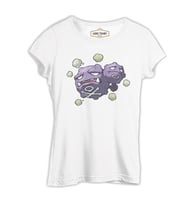 Pokemon - Weezing Beyaz Kadın Tshirt