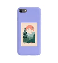 Lila Lansman Telefon Kılıfı Iphone 7