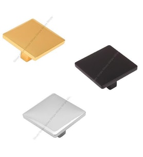 Kare Düğme Kulp (2'li Paket) Altın